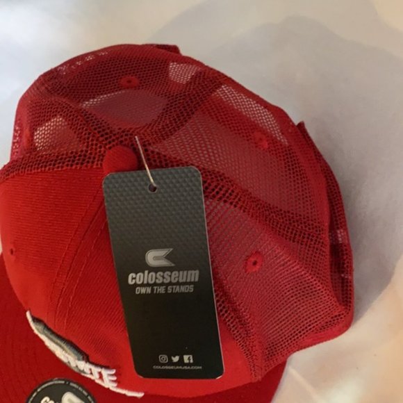 Ohio State Buckeyes Flat Brim Mesh Trucker Snap Back Hat New - Picture 5 of 8